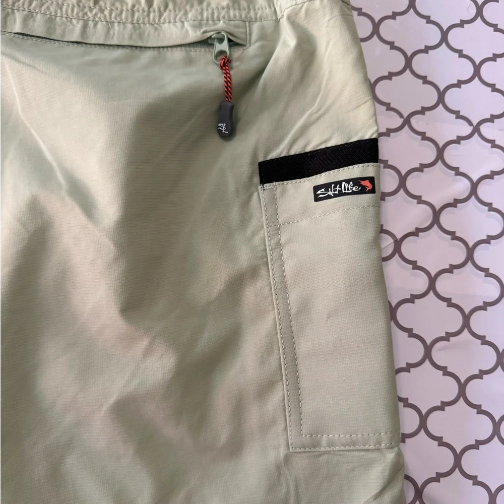 Salt Life Light Green‎ Men’s Cargo Shorts